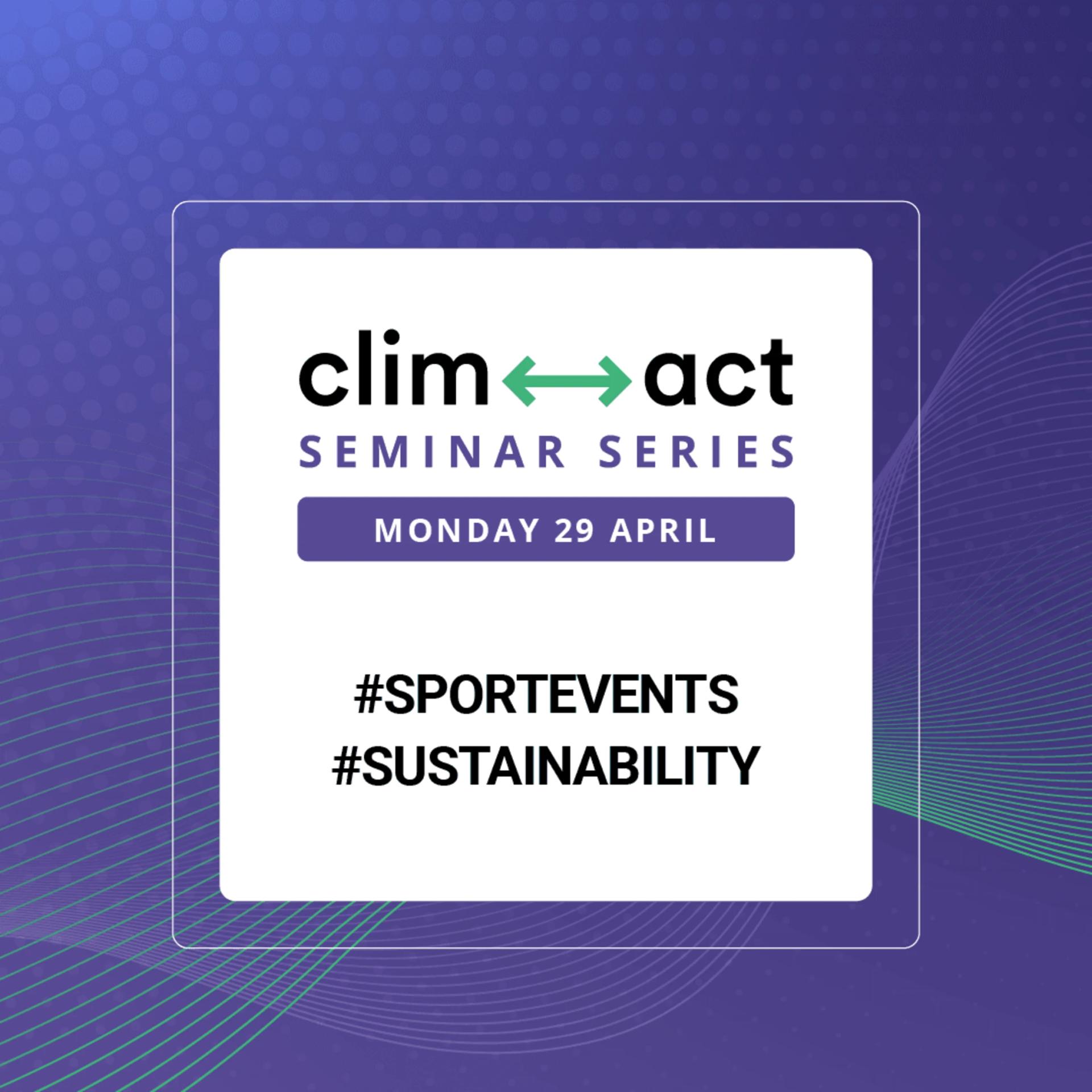 Sustainability or international sporting events: do we need to choose?